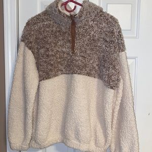 Sherpa Quarter Zip Pullover